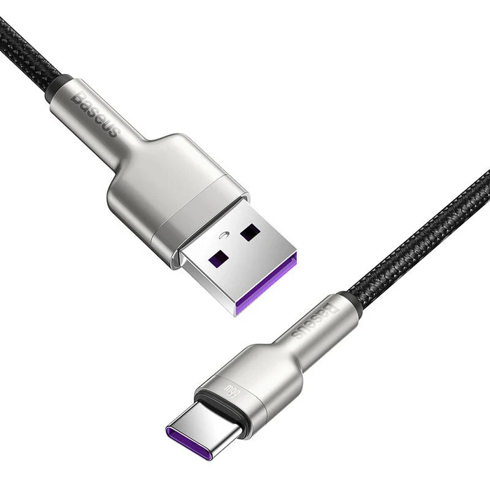 Καλώδιο USB to USB-C for Baseus Cafule, 66W, 1m (black)