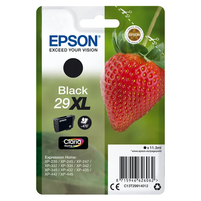 Γνήσιο Μελάνι Epson 29XL C13T29914012 Black up to 470 pages