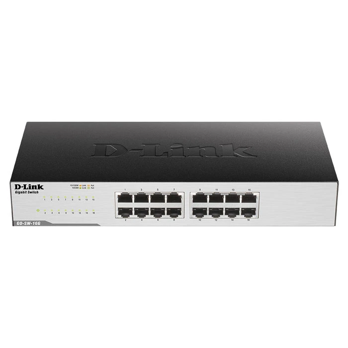 Network Switch D-Link GO-SW-16G 16-Port Gigabit Desktop 10/100/1000