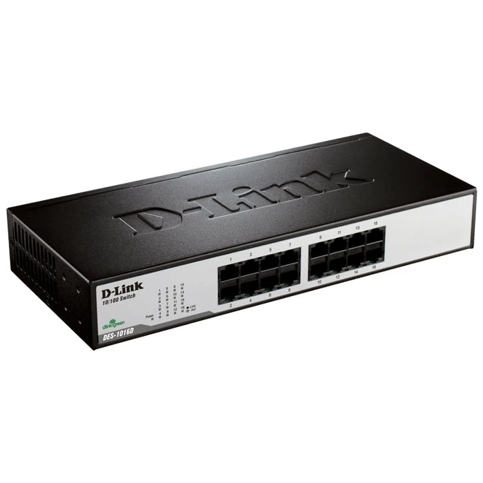 Network Switch D-Link DES-1016D 16-port 10/100 Unmanaged