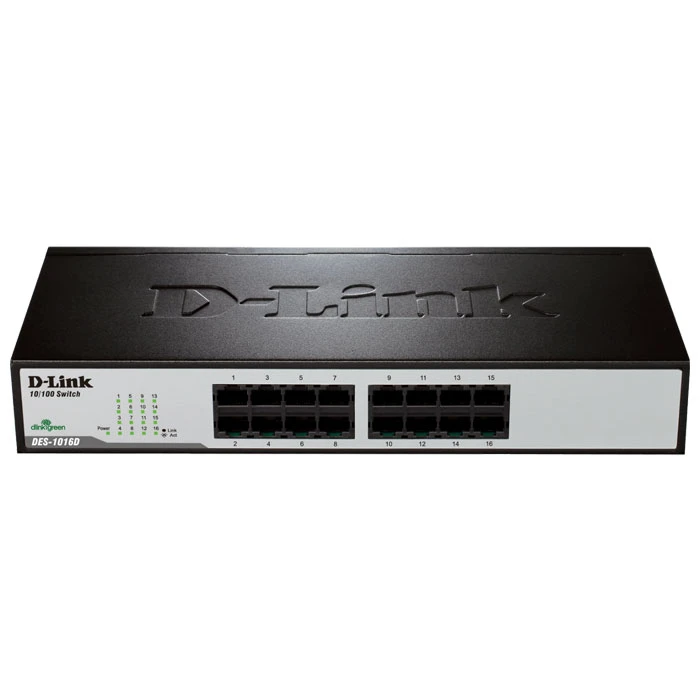 Network Switch D-Link DES-1016D 16-port 10/100 Unmanaged