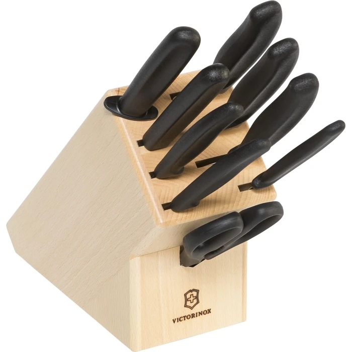 Victorinox Stainless Kitchen Tool Set with Black Base Swiss Classic 6.7193.9