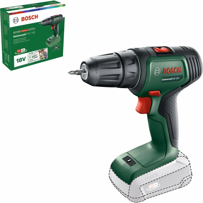 Bosch UniversalDrill 18V Cordless Drill/Driver 1x1.5Ah