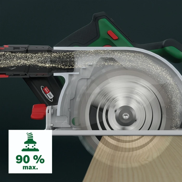 Bosch UniversalCirc 18V-53 Δισκοπρίονο Μπαταρίας 18V με Σύστημα Αναρρόφησης