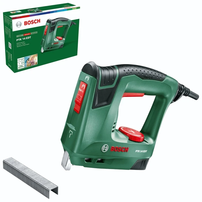 Bosch Electric Nailer PTK 14 EDT for Nails and Staples - 0603265500