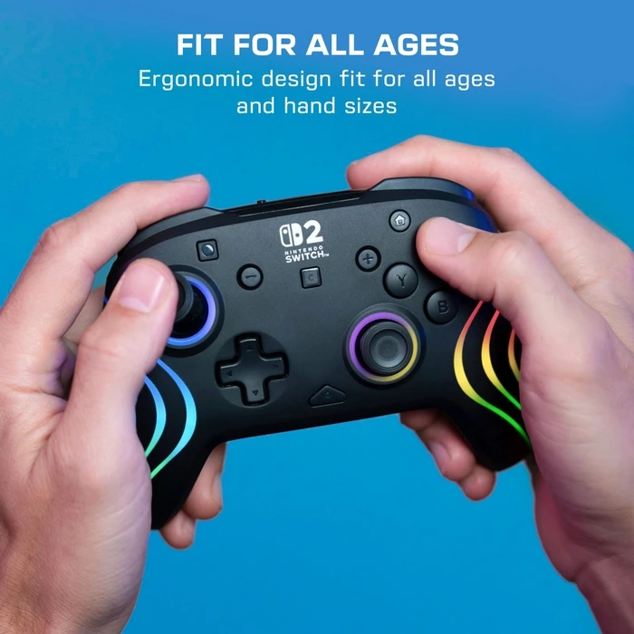 Turtle Beach Afterglow Ασύρματο Gamepad για Switch 2 Μαύρο