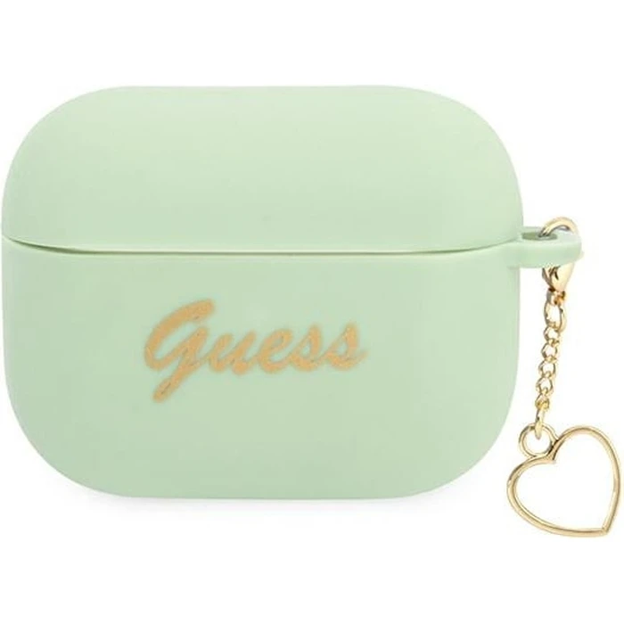 Guess GUAPLSCHSN Apple AirPods Pro green Silicone Charm Heart Collection