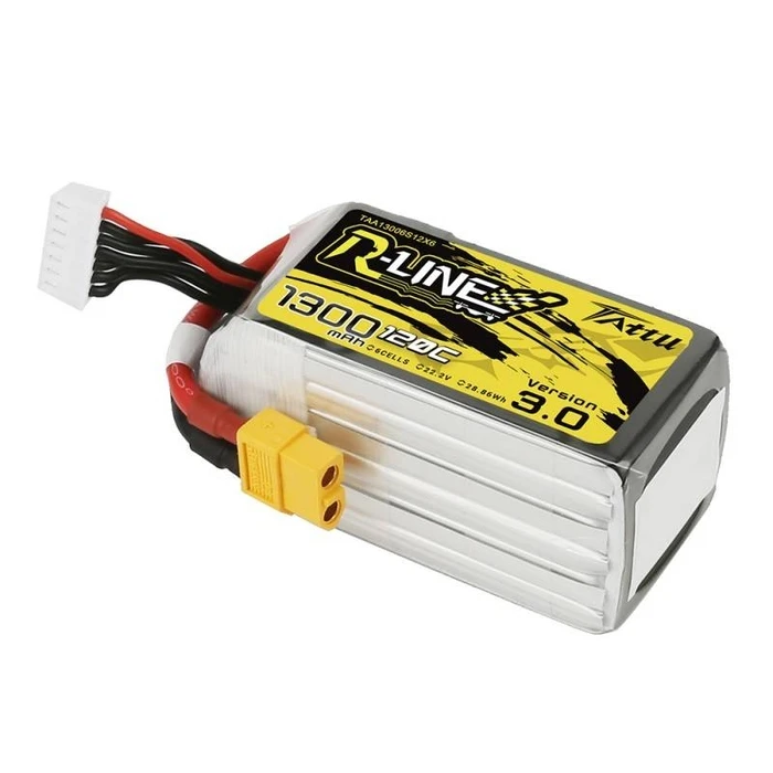 Μπαταρία Tattu R-Line Version 3.0 1300mAh 22.2V 120C 6S1P XT60 