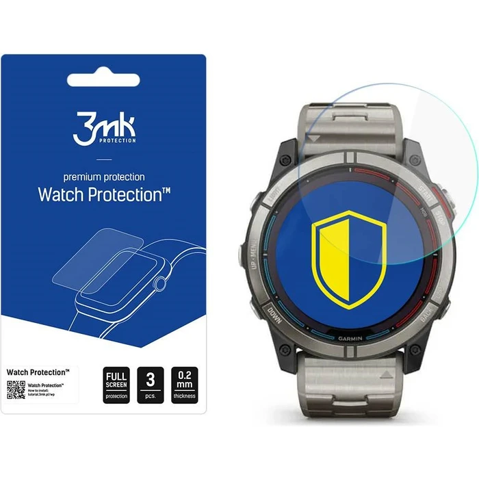 3MK FlexibleGlass Watch Protection Garmin Quatix 7X