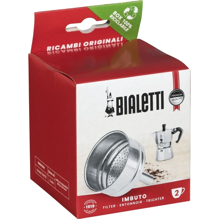 Bialetti Ricambi Funnel for 2 Cups (Replacement Coffee Filter/Funnel)