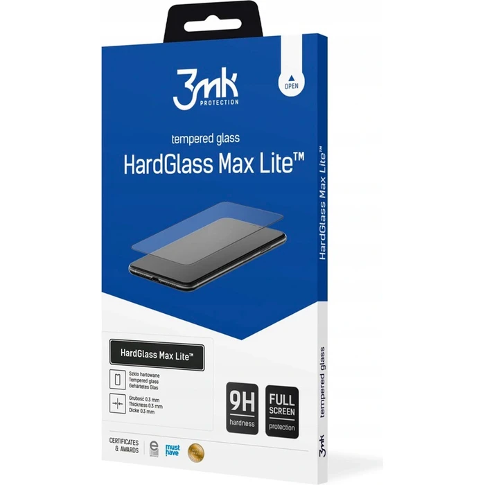 3MK HardGlass Max Lite Redmi 10C black