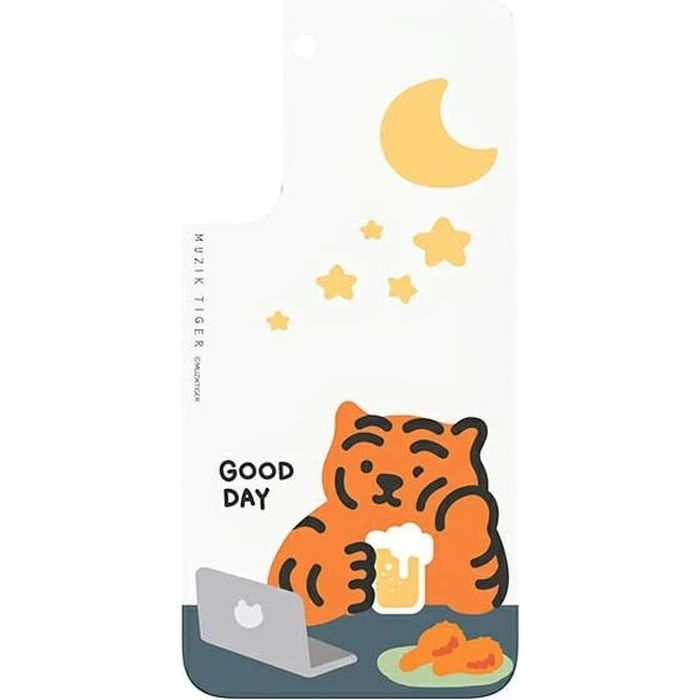 Samsung Galaxy S22+ Plus GP-TOU021HOMOW to Frame Cover Case Muzik Tiger white