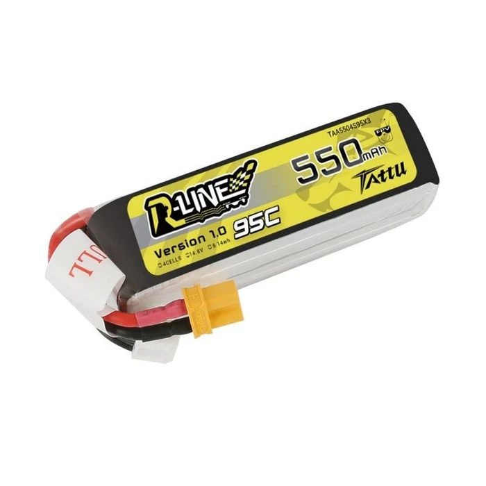 Μπαταρία Tattu R-Line 550mAh 14.8V 95C 4S1P