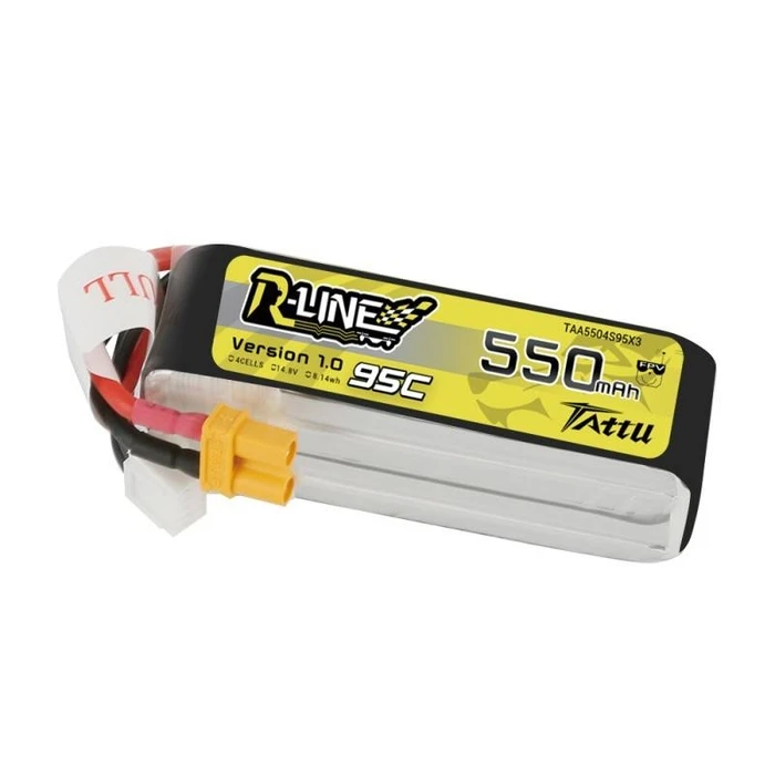 Μπαταρία Tattu R-Line 550mAh 14.8V 95C 4S1P