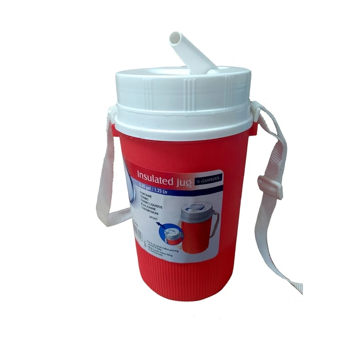 CAMPCOOL Thermos 1.25 L with Carrying Strap