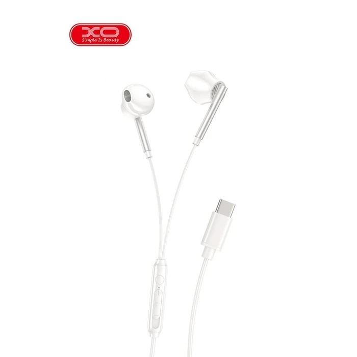 Handsfree Ακουστικά Xo Ep66 Crescent Type C,Λευκό
