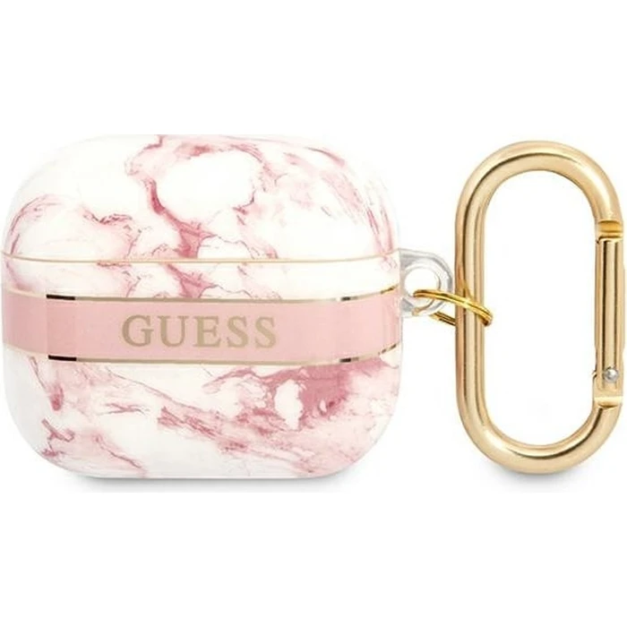 Guess GUA3HCHMAP Apple AirPods 3 pink Marble Strap Collection