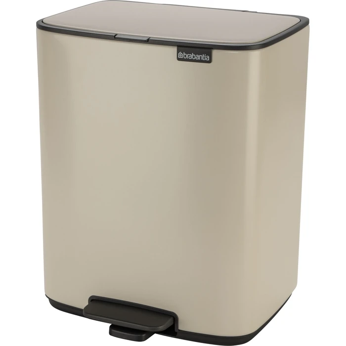Brabantia Plastic Pedal Bin 12 L - Beige (MPN 238024)