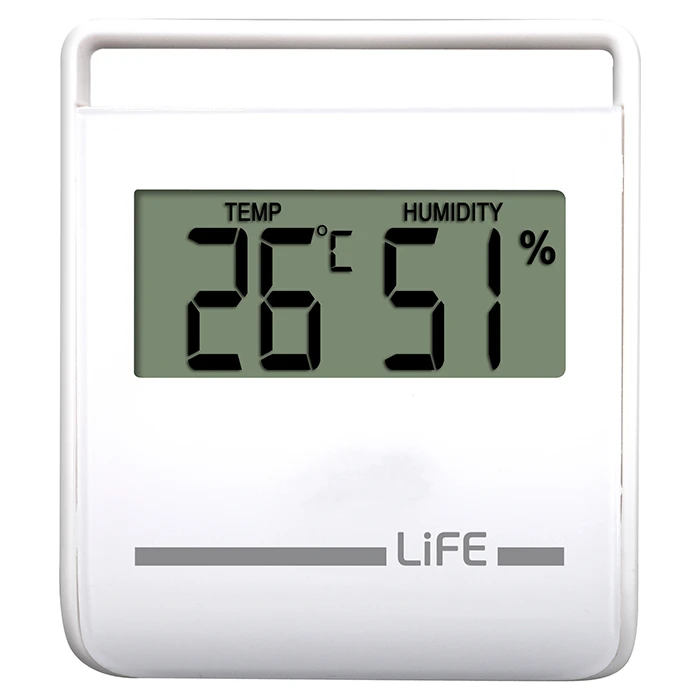 Θερμόμετρο - Υγρασιόμετρο Life WES-102 Thermometer With Hygrometer White