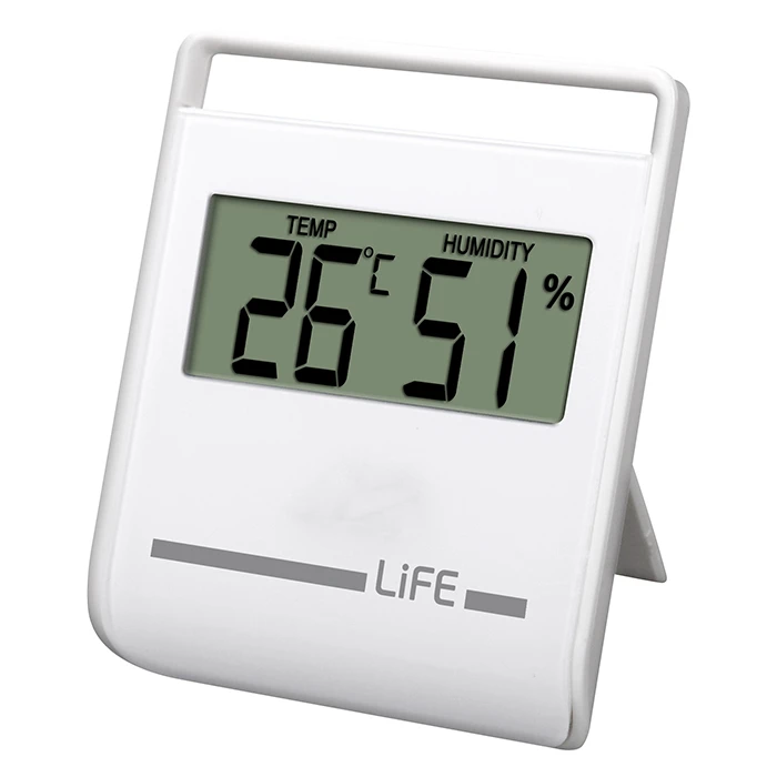 Θερμόμετρο - Υγρασιόμετρο Life WES-102 Thermometer With Hygrometer White