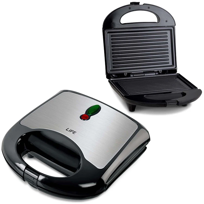 Τοστιέρα Life Stg-001 Sandwich With Grill Plates 700w