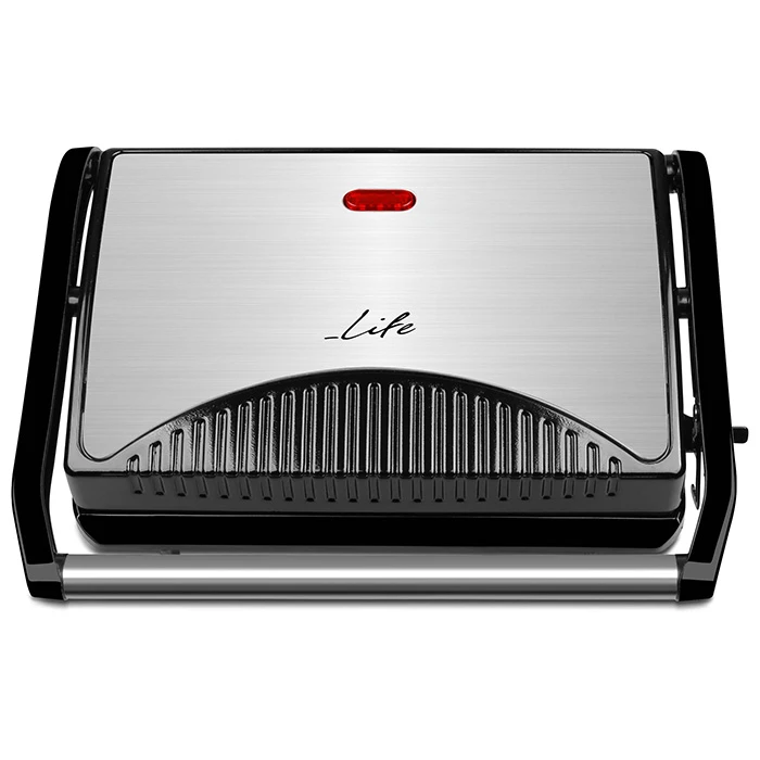 Τοστιέρα Life Stg-100 Inox Sandwich With Grill Plates 700w