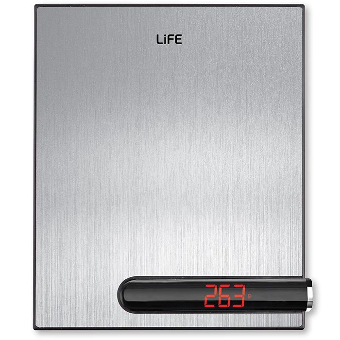 Ζυγαριά Κουζίνας Life Ψηφιακή 2gr/5kg Inox