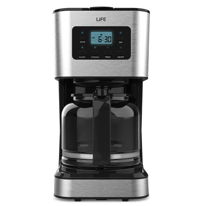 Καφετιέρα Φίλτρου Life CM-200 Inox 1.5L 950W