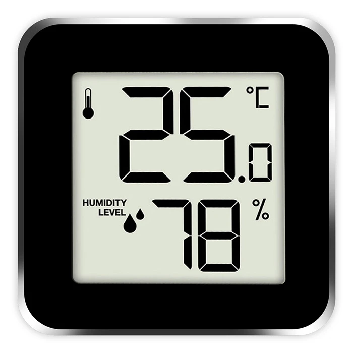 Θερμόμετρο Life Alu Mini Black/Aluminum