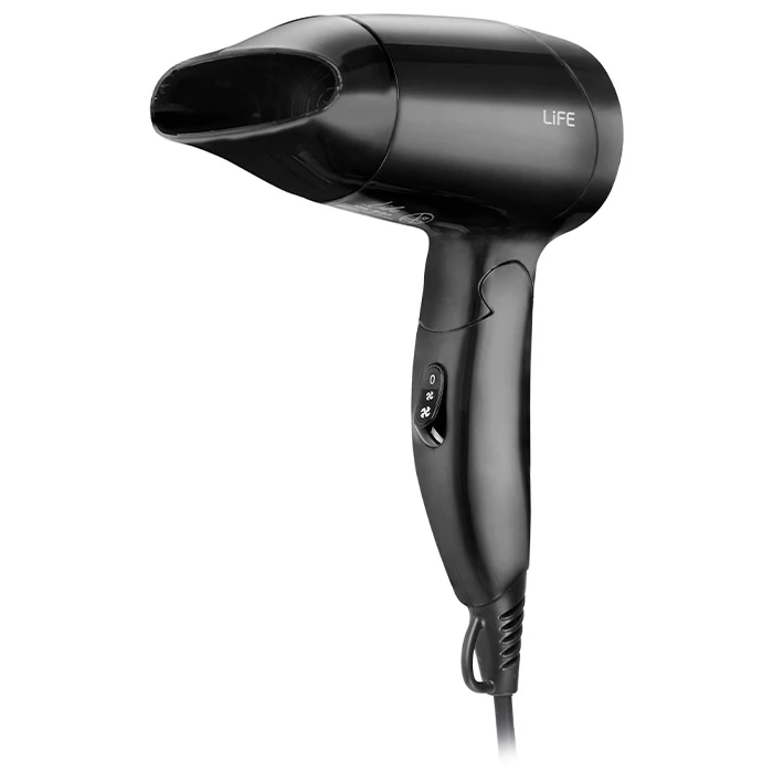 Πιστολάκι Μαλλιών Life Ταξιδίου / Ξενοδοχειακού Τύπου 1200W, με υφασμάτινη θήκη αποθήκευσης