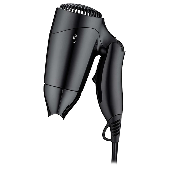 Πιστολάκι Μαλλιών Life Ταξιδίου / Ξενοδοχειακού Τύπου 1200W, με υφασμάτινη θήκη αποθήκευσης