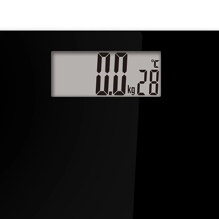 Ζυγαριά Μπάνιου Life YOGA, Black glass surface