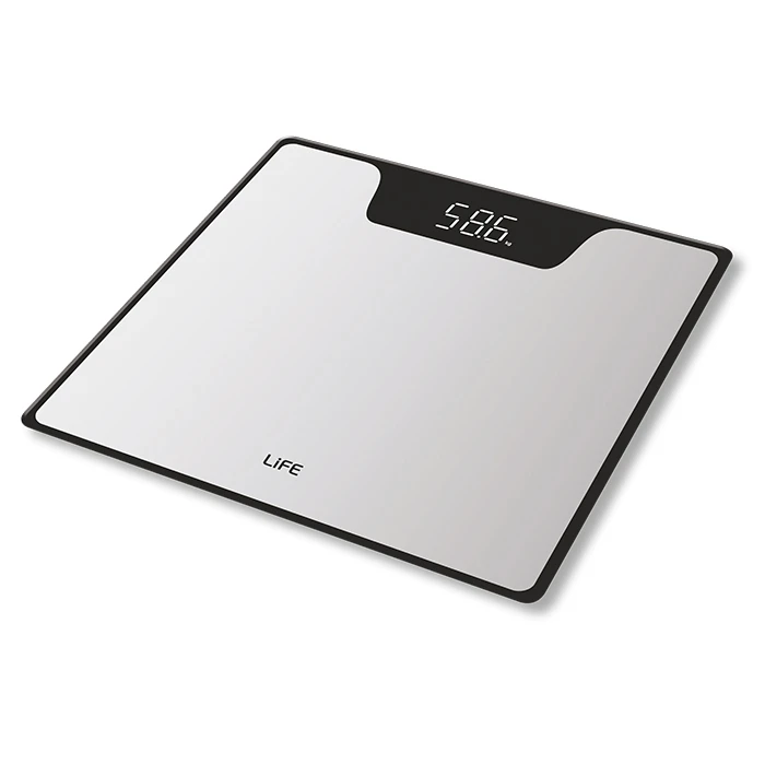 Ζυγαριά Μπάνιου Life MONDAY WITH WHITE LED DISPLAY 300χ300χ27