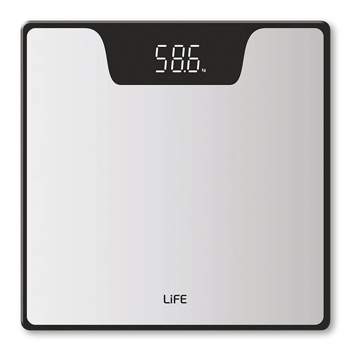 Ζυγαριά Μπάνιου Life MONDAY WITH WHITE LED DISPLAY 300χ300χ27