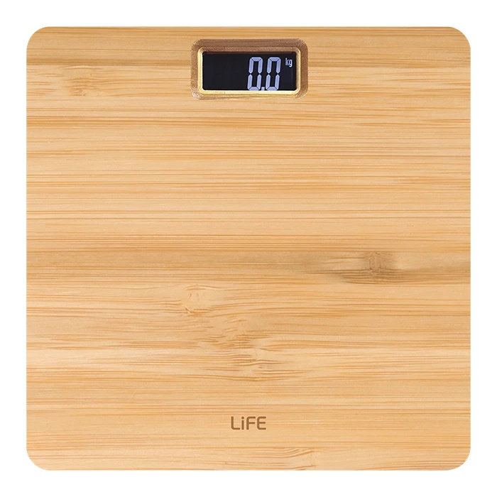 Ζυγαριά Μπάνιου Life NATURE BAMBOO SCALE 280X280X30mm