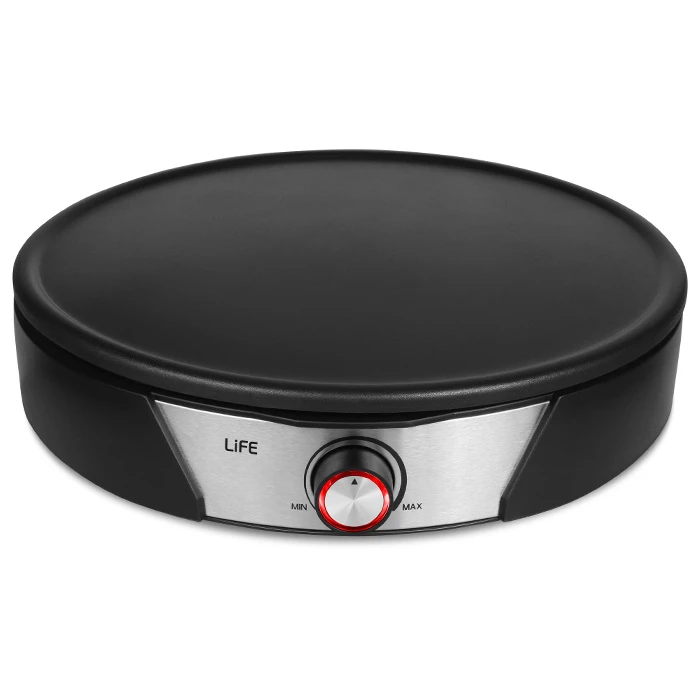 Κρεπιέρα Life 221-0234 XXL 37cm Μαύρη 1500W