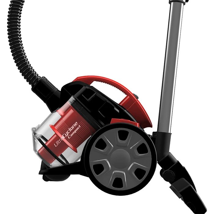 Ηλεκτρική Σκούπα Life Ultra Cyclone Compact 700W με Κάδο 1.5lt Κόκκινη