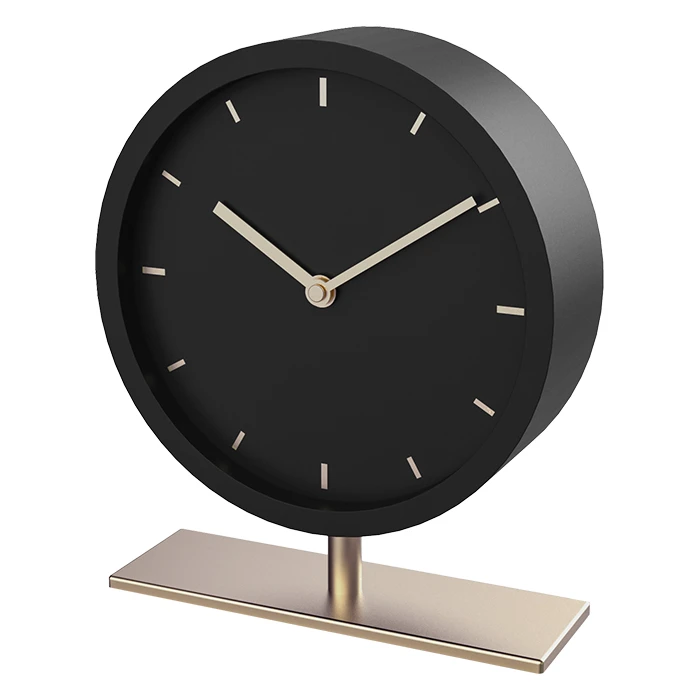 Επιτραπέζιο αναλογικό Ρολόι Life με μεταλλική βάση.