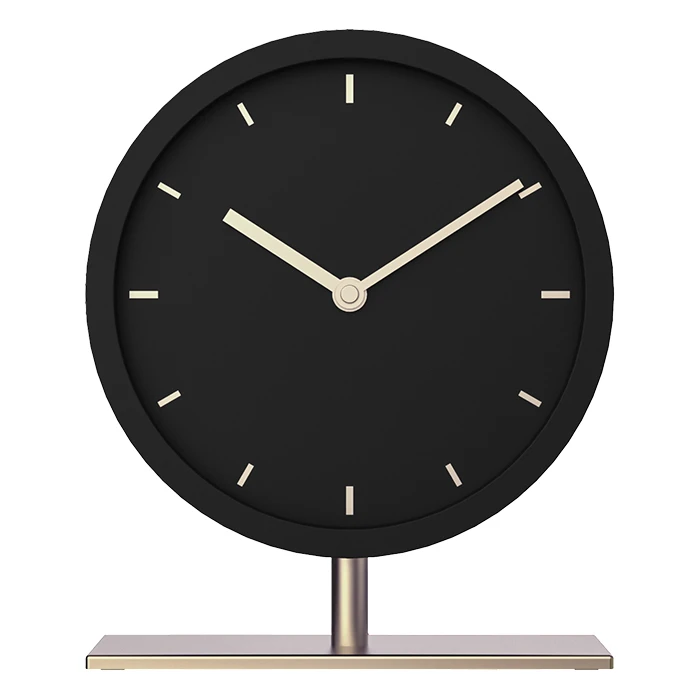 Επιτραπέζιο αναλογικό Ρολόι Life με μεταλλική βάση.