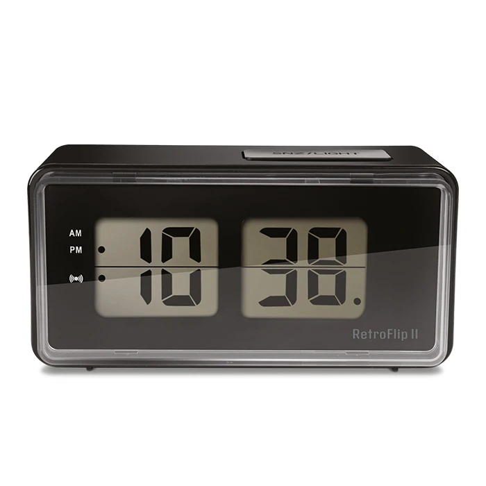 Ψηφιακό Ρολόι / Ξυπνητήρι Life με οθόνη LCD και retro flip design.
