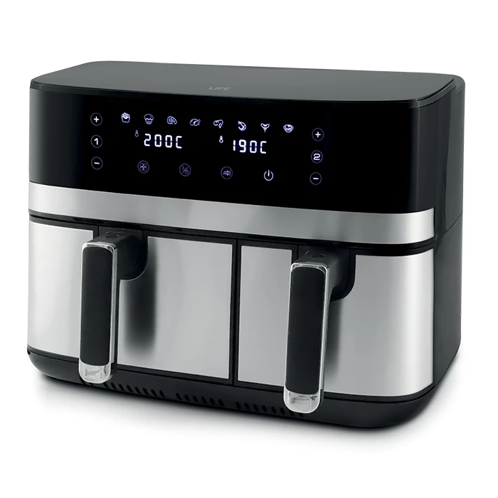 Air Fryer Διπλή 8.6l, 2700w