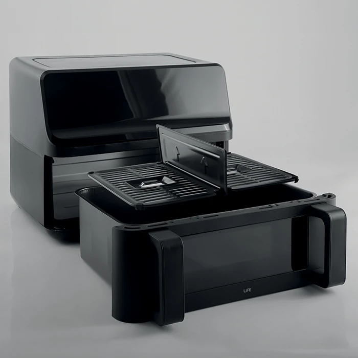 Φριτέζα Αέρος Life 2 σε 1, Διπλή και Μονή 9L, 2700W