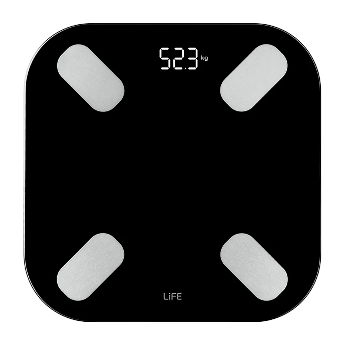 Ζυγαριά Μπάνιου Bluetooth Tuya Smart Γυάλινη Ψηφιακή