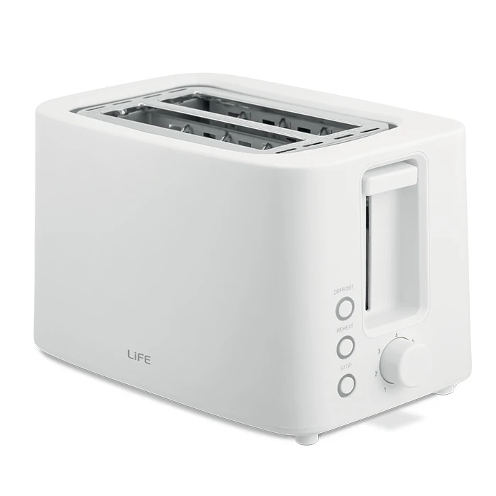 Φρυγανιέρα 2 Θέσεων Life Crunchy White 750w