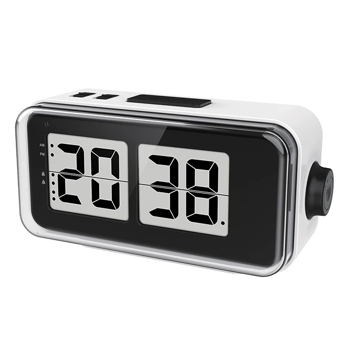 Ψηφιακό Ρολόι Life Επιτραπέζιο με οθόνη LCD και retro flip design
