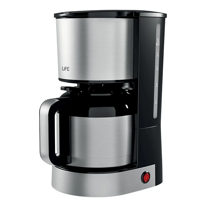 LiFE JAVA Καφετιέρα φίλτρου με θερμική κανάτα 1.2L, 800W