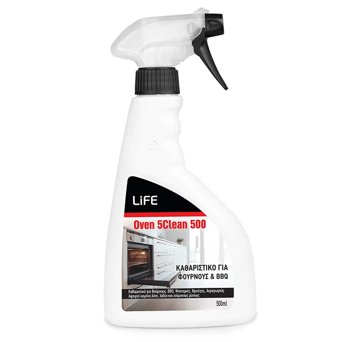 LiFE OVEN 5CLEAN 500 - Oven / BBQ / Grill / Fryer / Air Duct Cleaner, 500 ml