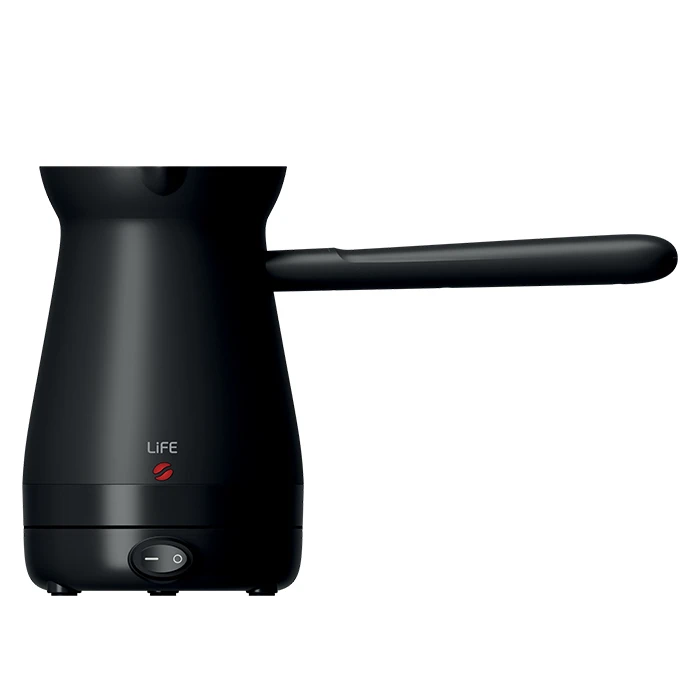LiFE GISVES Ηλεκτρικό Μπρίκι 1000W (Flat Black) — έως 4 φλιτζάνια