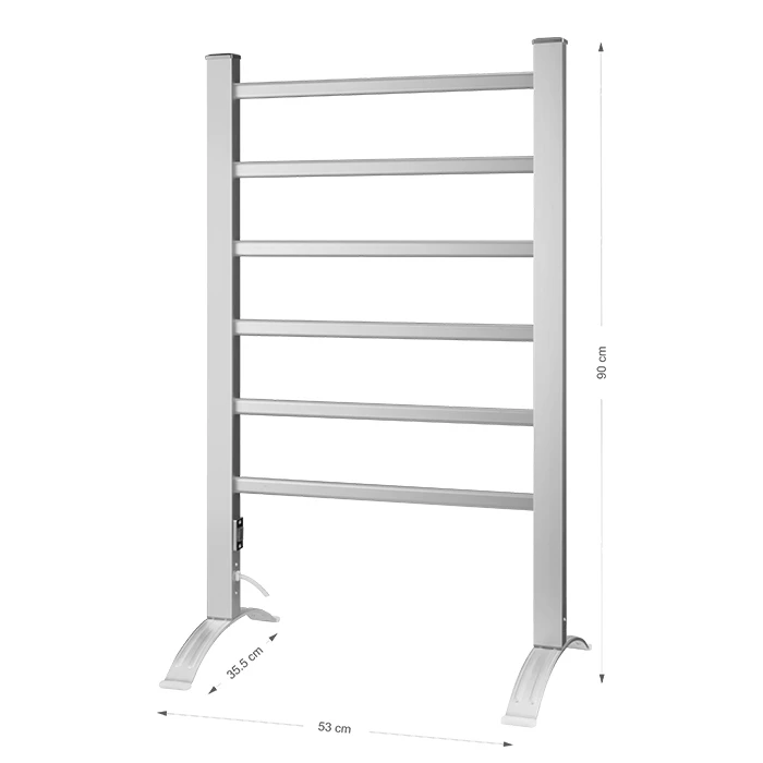 LiFE WARM & DRY Ηλεκτρική Πετσετοκρεμάστρα 100W 86x53cm Λευκή