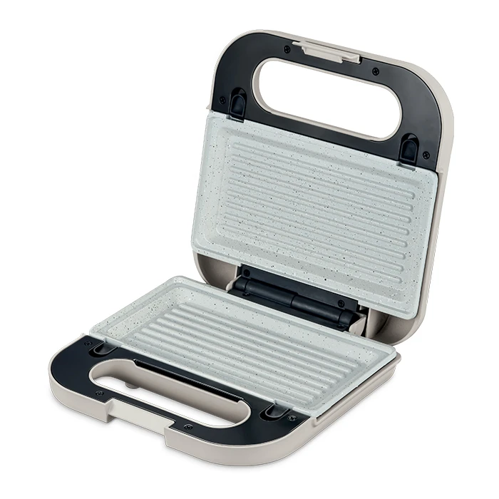 LiFE BODEGA Warm Grey Series Sandwich Grill / Panini Press - Removable Plates, 750W